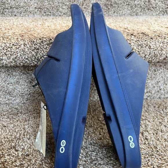 OOFOS Unisex Blue Recovery Comfort Slides Sandals. main image 8